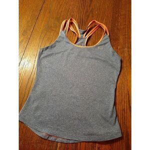 Small Nike Dri Fit Blue Pink Sleeveless Strappy Racerback Tank Top Athletic